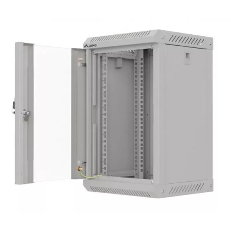 Armário rack Lanberg WF11-3309-10S 9U rack de parede cinzento