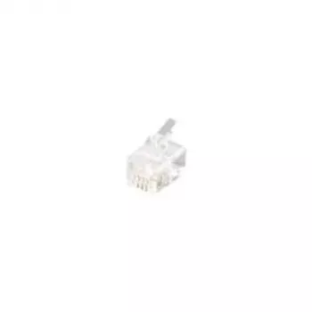 Ficha telefónica Equip, RJ11, 4P4C, RJ-11 (4P4C), transparente, 0,5 g, 7,62 mm, 12,3 mm, 7,2 mm