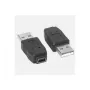 Adaptador DeLOCK mini USB-B 5 pinos USB-A preto