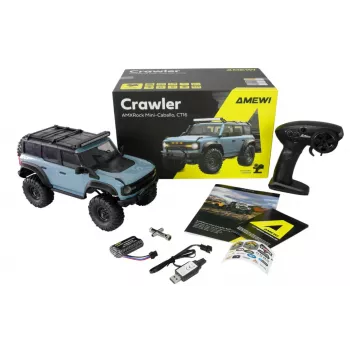 RC crawler Amewi Mini-Cabalo AMXRock 4WD 1:16 RTR — escala 1:16, 4WD, ready-to-run