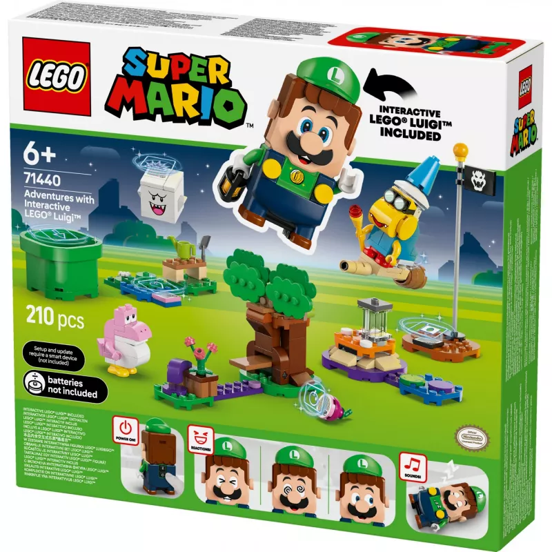 Conjunto de construção LEGO 71440 Super Mario figura interativa LEGO Luigi