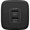 Otterbox Carregador de parede Standard EU 65W - 1X USB-C 45W + 1X USB-C 20W USB-PD