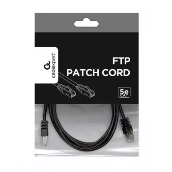 Cabo de rede CAT5E FTP 2M/PP22-2M/BK Gembird