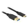 Cabo USB DeLOCK SuperSpeed USB 3.2 Gen 2 Type-A para Type-C 3 m