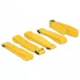 Fecho de velcro DeLOCK 18708 amarelo 5 unid.