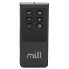 Termoventilador cerâmico Mill FH1500 preto 1500 W para espaços até 22 m², preto