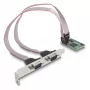 Placa DeLOCK Mini PCIe Full-Size para 2 x Série RS-232 D-Sub 9 pinos