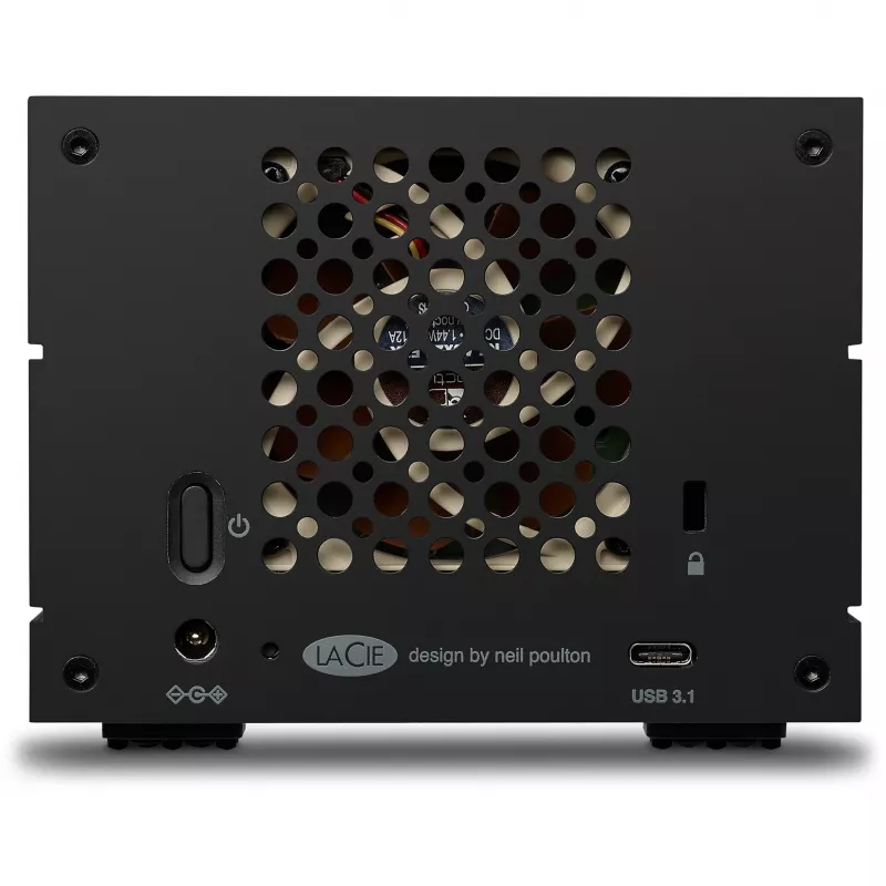 LACIE 2big RAID 16 TB USB-C 3,5 polegadas Hot-Swap discos IronWolf Pro 7,2 rpm 5 anos de recuperação de dados incluída