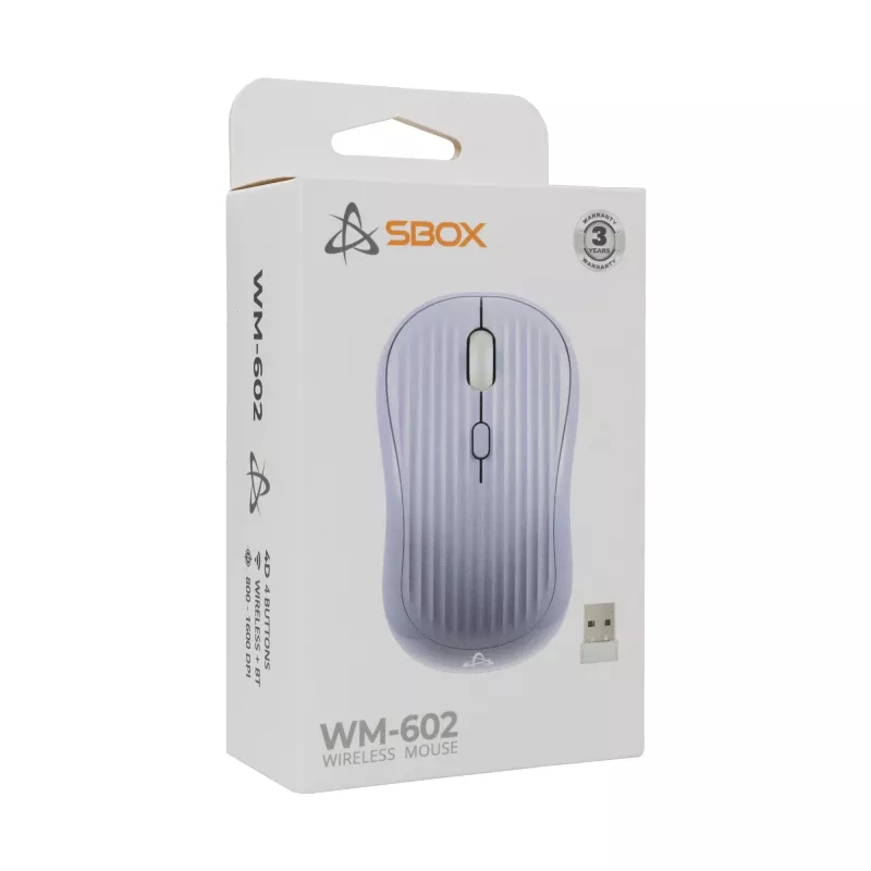 Sbox WM-602 roxo wireless