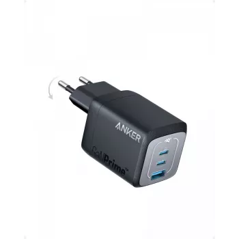 Carregador rápido USB de interior Anker Prime A2669313 – 67 W, 1×USB-A, 2×USB-C, preto