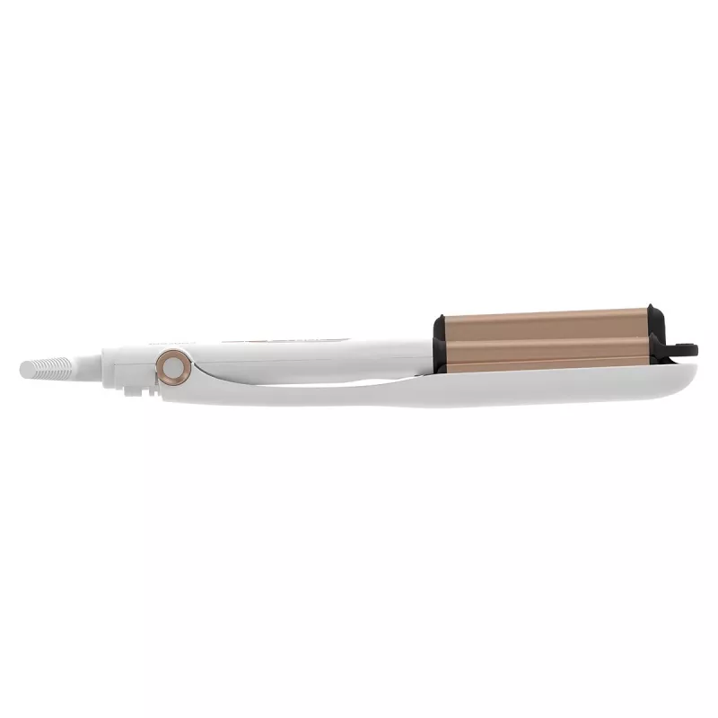 Concept GLAM Style KT2140 modelador de ondas para o cabelo, 100 W, 9 níveis de temperatura, revestimento cerâmico, cabo giratório de 1,8 m, ouro rosa
