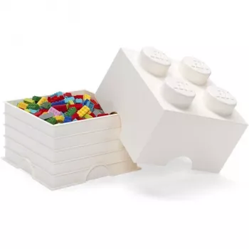 Bloco de arrumação LEGO Room Copenhagen 4 branco – LEGO 40031735 bloco de arrumação para organizar brinquedos e pequenos objetos