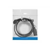 Cabo de alimentação CEE 7/7 - IEC 320 C19 16A VDE 1,8M preto