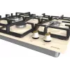 Placa de fogão Gorenje GW6D42CLI bege encastrar 60 cm gás 4 zona(s)