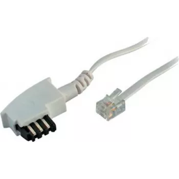 Cabo de telefone S/CONN TAE-F ficha Western 6/4 universal branco 6 m - ShiverPeaks