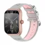 Smartwatch Colmi P86 ouro rosa com medidor de frequência cardíaca, à prova de água