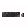Teclado e rato CHERRY DW 9100 SLIM incluindo universal RF sem fios + Bluetooth Nórdico preto