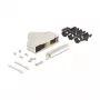 Conector de fio DeLOCK 67137 D-Sub 37 pinos prateado conector fêmea