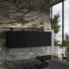 Cómoda 4D ABI 200x45x88 preto mate