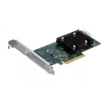 Adaptador HBA interno Broadcom 9500-8i — PCIe SAS/SATA 12 Gbit/s, NVMe, Full-Height/Low-Profile