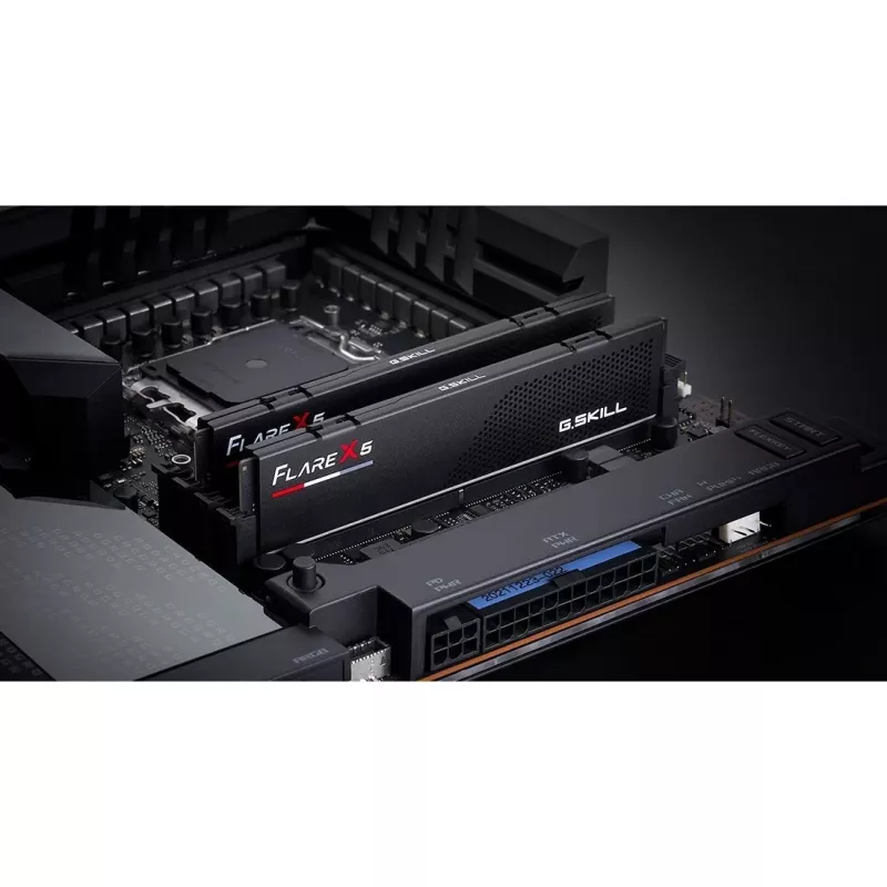 DIMM 32 GB DDR5-6000 (2x 16 GB) Dual-Kit, memória RAM preta, F5-6000J3636F16GX2-FX5, Flare X5, AMD EXPO