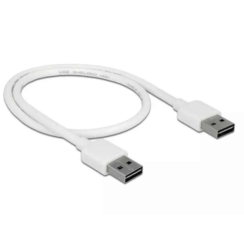 Cabo USB USB 2.0 DeLOCK 85192 0,5m branco