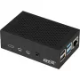 Caixa de alumínio para Raspberry Pi 4 B da JYT, modelo RB-AlucaseP4+01B, versão preta