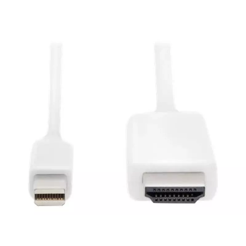Digitus ASSMANN - Cabo adaptador - Mini DisplayPort macho para HDMI macho - 2 m - isolamento triplo - branco - moldado, suporte 4K (AK-340304-0
