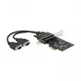 Placa DeLOCK PCI Express x1 para 2 x Série RS-422/485