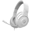 LORGAR Noah 101, headset gaming com microfone, ligação jack 3,5 mm, comprimento do cabo 2 m, design dobrável, almofadas de couro ecológico PU, tamanho: 185*195*80 mm, 0,245 kg, branco