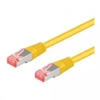Cabo de patch Ethernet Wentronic 93847 amarelo