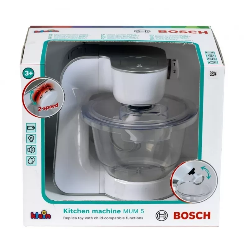 Robot de cozinha de brincar KLEIN Bosch Silver 9234 – réplica de brincar de um eletrodoméstico