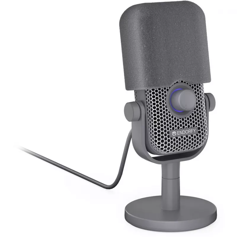 Microfone ENDORFY Solum Voice S Alt Gray EY1B024 com ligação USB