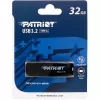 Pen USB PATRIOT 32 GB USB Type-A 3.2 Gen 1 preto, 80 MB/s, porta-chaves