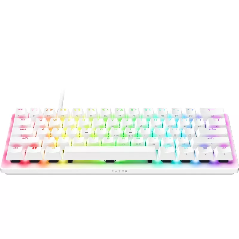 Razer Huntsman V3 Pro Mini - Branco - Layout alemão P - Teclado - ótico (RZ03-04992000-R3G1)