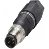 Conector de cabo M12 Phoenix Contact 1641785 preto - aço inoxidável (1641785)