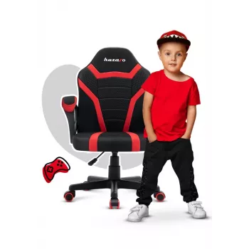 Cadeira gaming para crianças Huzaro Ranger 1.0 vermelha Mesh, preta, vermelha