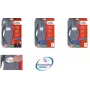 Etiquetas de nome AVERY J4882-20, folhas adesivas brancas, 85 x 50 mm, retangular, 20 folhas