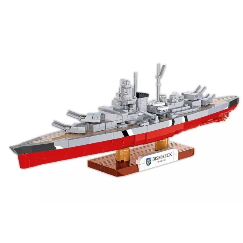 Conjunto de construção Cobi Couraçado Bismarck modelo, 590 peças