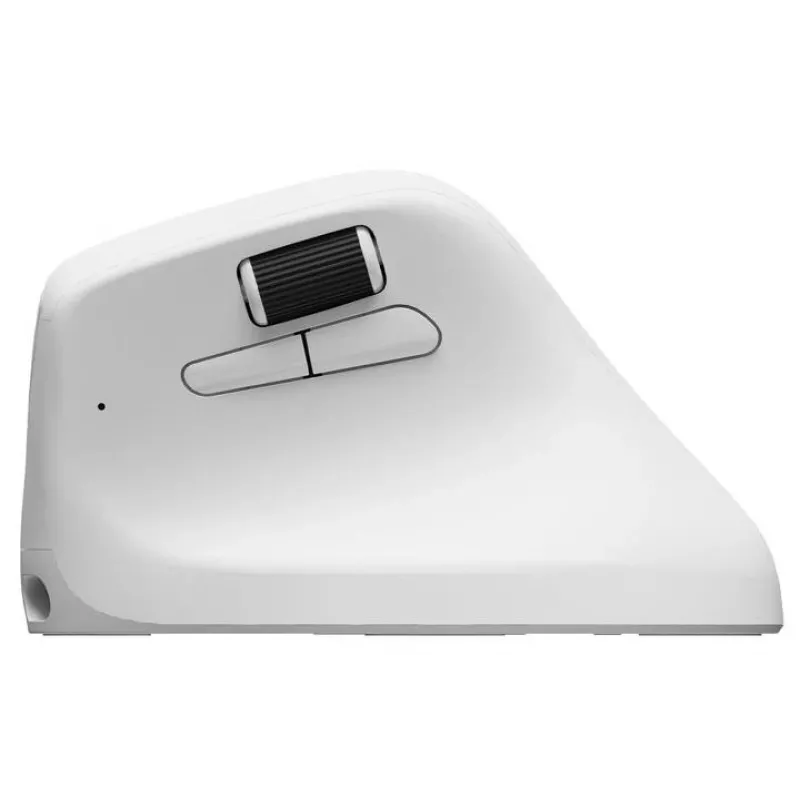 Rato mecânico Keychron M5 8K branco (M5-A24) com fios/sem fios, design compacto