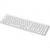 Teclado fino Logitech K950 Signature para escritório RF Wireless Bluetooth QWERTY US International branco