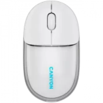 Rato CANYON OnClick 24 BT/ sem fios transparente/branco
