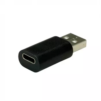 Adaptador de cabo Value 12.99.2995 USB Type-A USB Type-C preto (12.99.2995)