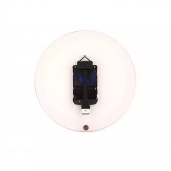 NeXtime Relógio 2615ro Focus, Ø25 cm, relógio de parede, branco/vermelho
