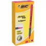 Marcador de texto BIC FLEX rosa, caixa de 12 unidades 494879