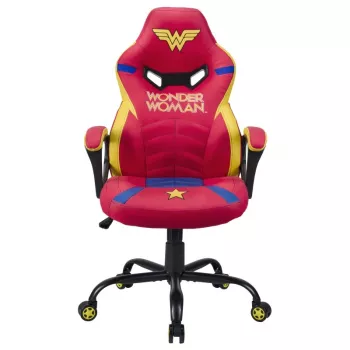 Cadeira gaming para PC Subsonic SA5573-W1 assento acolchoado azul vermelho amarelo