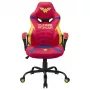 Cadeira gaming para PC Subsonic SA5573-W1 assento acolchoado azul vermelho amarelo