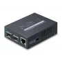 PLANET GT-1205A Conversor de rede de mídia 1000 Mbit/s preto