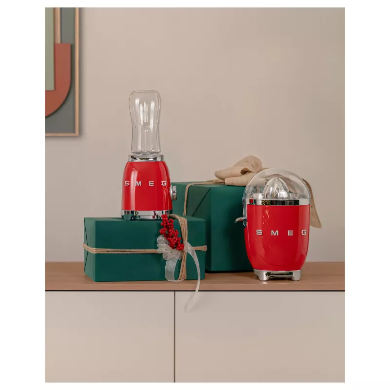 Espremedor de citrinos elétrico Smeg CJF11RDEU 70 W vermelho aço inoxidável