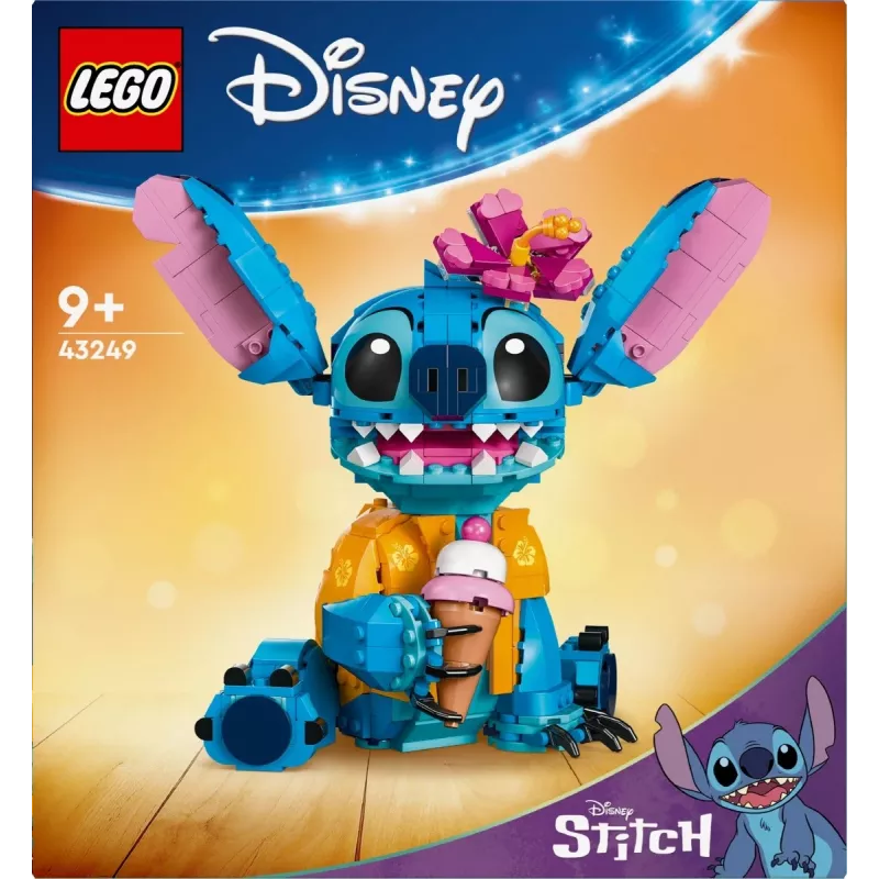 LEGO | Disney Stitch conjunto de brinquedo de construção para crianças com gelado 43249